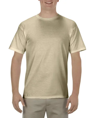 American Apparel 1701 Adult 5.5 oz., 100% Soft Spu in Sand front view