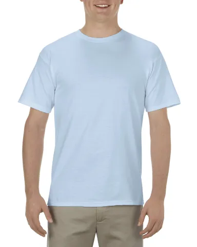 American Apparel 1701 Adult 5.5 oz., 100% Soft Spu in Powder blue front view