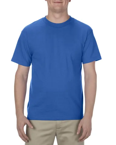 American Apparel 1301 Unisex Heavyweight Cotton T- in Royal blue front view