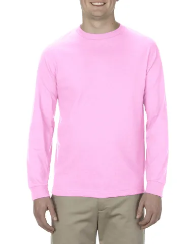 American Apparel 1304 Adult Long-sleeve T-shirt in Pink front view