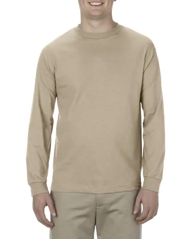American Apparel 1304 Adult Long-sleeve T-shirt in Sand front view