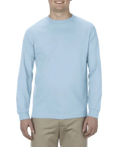 American Apparel 1304 Adult Long-sleeve T-shirt in Powder blue front view