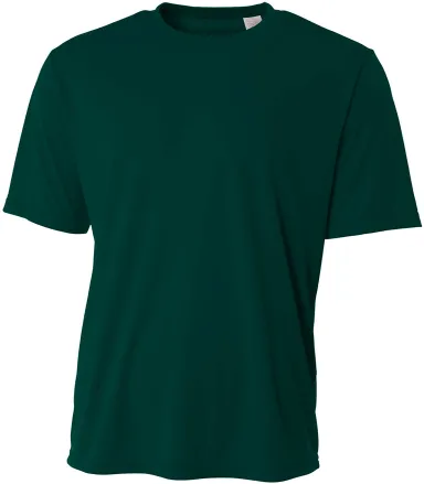 A4 Apparel N3402 Men's Sprint Performance T-Shirt in Forest front view