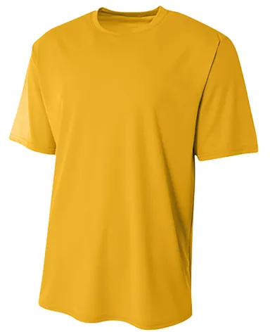 A4 Apparel N3402 Men's Sprint Performance T-Shirt in Gold front view