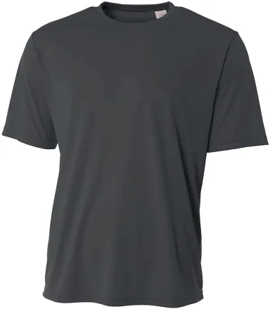A4 Apparel N3402 Men's Sprint Performance T-Shirt in Graphite front view