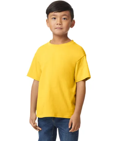 Gildan 65000B Youth Softstyle Midweight T-Shirt in Daisy front view