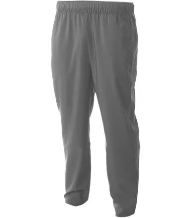 A4 Apparel N6014 Men's Element Woven Training Pant in Graphite front view