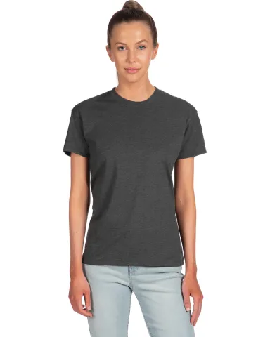 Next Level Apparel 6600 Ladies' Relaxed CVC T-Shir in Charcoal front view