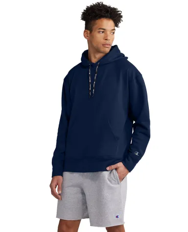 Champion Clothing CHP180 Unisex Gameday Hooded Swe in Athletic navy front view