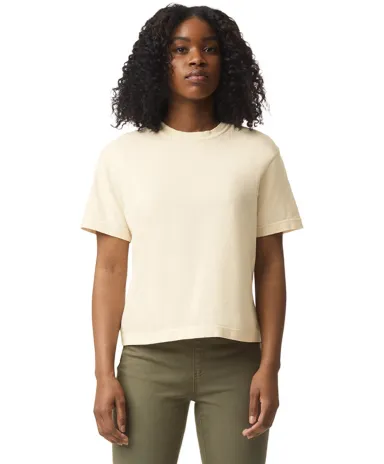 Comfort Colors 3023CL Ladies' Heavyweight Middie T in Ivory front view