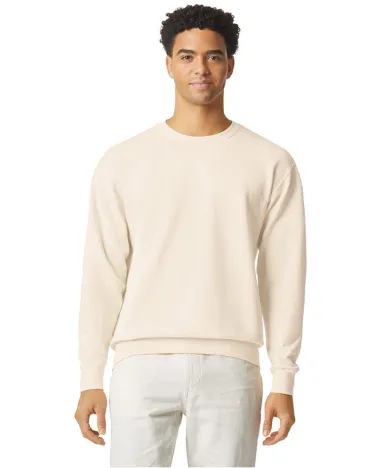 Comfort Colors 1466 Unisex Lighweight Cotton Crewn in Ivory front view