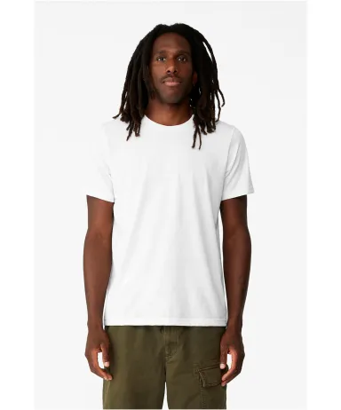 Bella + Canvas 3001ECO Unisex EcoMax T-Shirt in White front view