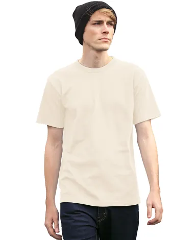 Bayside Apparel 9580 Unisex The Ultimate T-Shirt in Cream front view