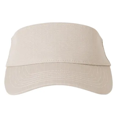 Big Accessories BA641 Lariat Visor in Khaki front view