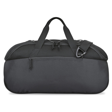 Gemline 101169 Revive Mesh Sport Duffel in Black front view