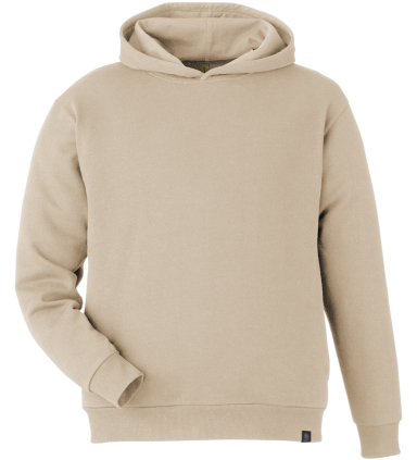 econscious EC5300 Unisex Reclaimist Pullover Hood in Pumice front view