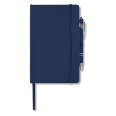 Core 365 CE090 Soft Cover Journal And Pen Set in Classic navy front view