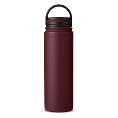 Core 365 CE051 24oz Vacuum Bottle in Burgundy front view