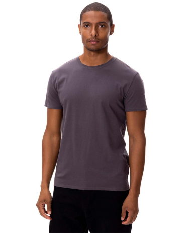 Threadfast Apparel 180A Unisex Ultimate T-Shirt in Coal front view