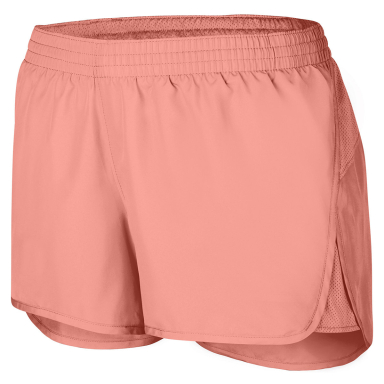 Augusta Sportswear 2430 Ladies' Wayfarer Short in Coral front view