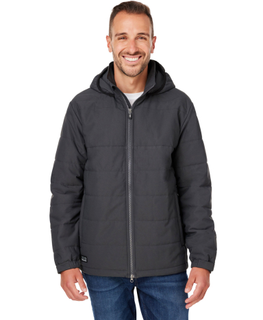 DRI DUCK 5323 Men's Quantum Puffer Jacket in Graphite front view