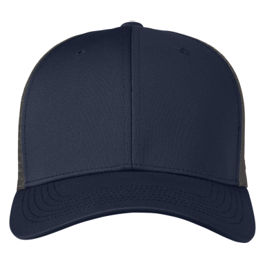 J America 5505 Adult Ranger Cap in Navy/ charcoal front view