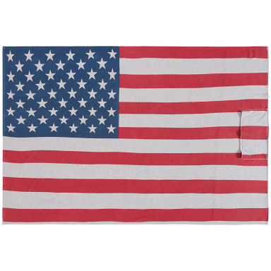 J America 8852 Unisex Triblend Fleece Blanket in Star strp trbln front view