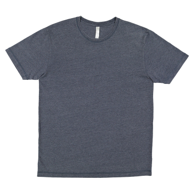 LA T 6902 Adult Vintage Wash T-Shirt in Washed navy front view