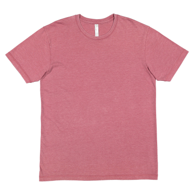 LA T 6902 Adult Vintage Wash T-Shirt in Washed rouge front view