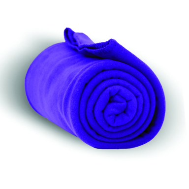 Liberty Bags 8700 Fleece Blanket in Purple front view