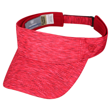 J America 5501 Adult Energy Visor in Red front view