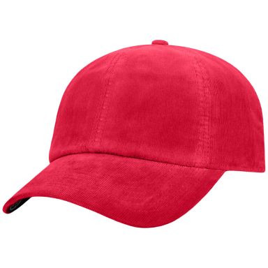 J America 5507 Adult Artifact Cap in Red front view