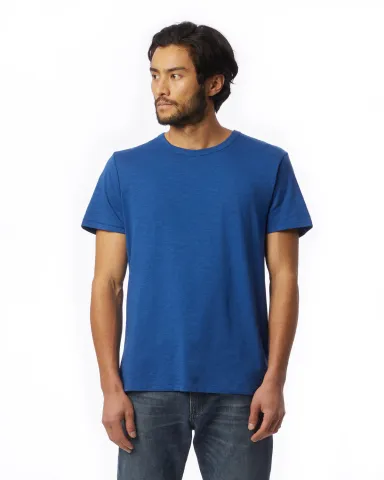 Alternative Apparel 6094S1 Keeper Weathered Slub T in Royal blue front view