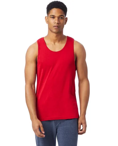 Alternative Apparel 1091 Go To Tank (30's cotton) in Apple red front view
