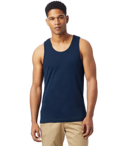 Alternative Apparel 1091 Go To Tank (30's cotton) in Midnight navy front view