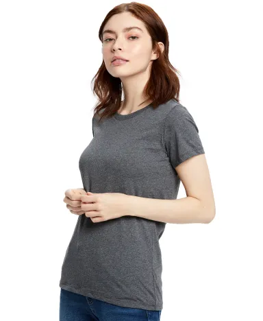 US Blanks US100R Ladies' 5.8 oz. Short-Sleeve Reco in Anthracite front view