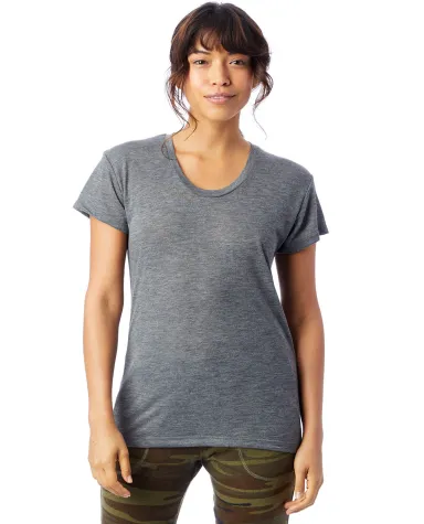 Alternative Apparel AA2620 Ladies Kimber T-Shirt in Ash heather front view