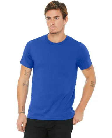 CANVAS 3001U Unisex USA Made T-Shirt in True royal front view
