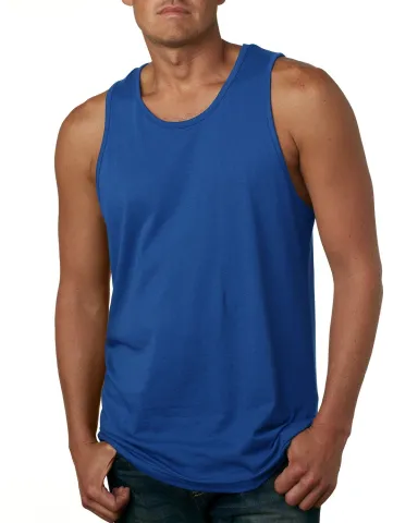 Next Level 3633 Men's Jersey Tank in Royal front view