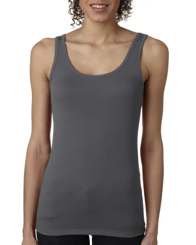 Next Level 3533 Jersey Tank in Dark gray front view