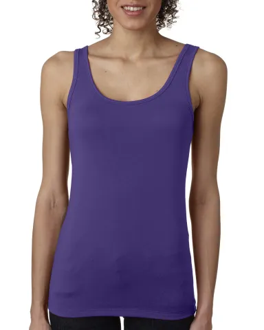 Next Level 3533 Jersey Tank in Purple rush front view