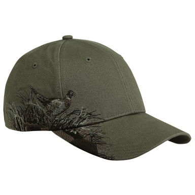 DRI DUCK DI3261 Brushed Cotton Twill Pheasant Cap TAUPE front view