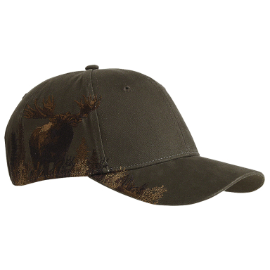 DRI DUCK DI3295 Brushed Cotton Twill Moose Cap BROWN front view