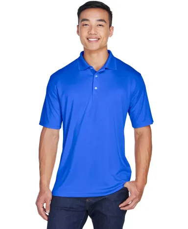 8405  UltraClub® Men's Cool & Dry Sport Mesh Perf ROYAL front view