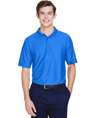 8413 UltraClub® Adult Cool & Dry Elite Tonal Stri ROYAL front view