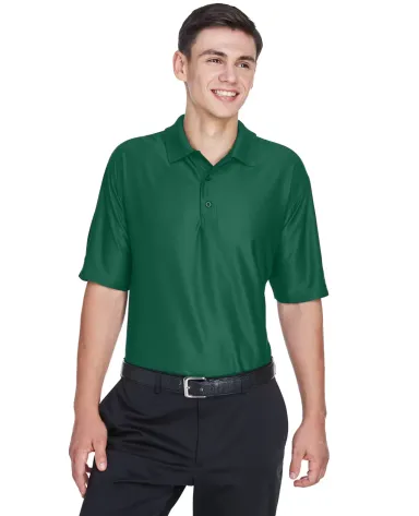 8415 UltraClub® Men's Cool & Dry Elite Performanc FOREST GREEN front view