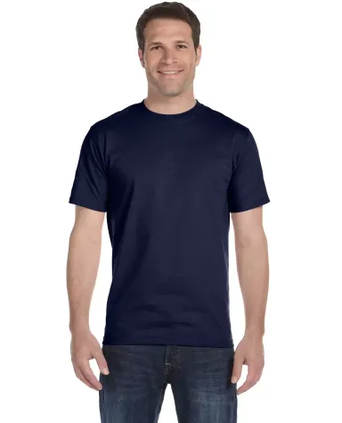5180 Hanes® Beefy®-T in Navy front view