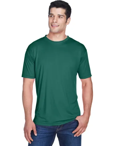 8420 UltraClub Men's Cool & Dry Sport Performance  FOREST GREEN front view