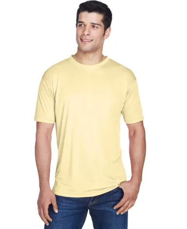8420 UltraClub Men's Cool & Dry Sport Performance  BUTTER front view