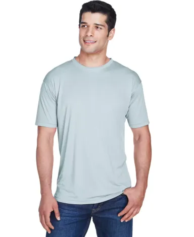 8420 UltraClub Men's Cool & Dry Sport Performance  GREY front view
